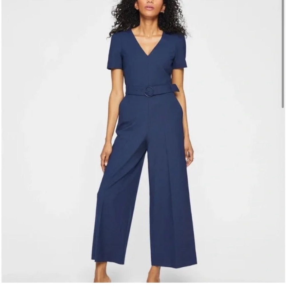 • Club Monaco • Women’s Belted Borrem Jumpsuit
Navy Blue 00